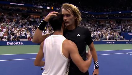 Zverev shares touching moment with Alcaraz after US Open quarter-final defeat