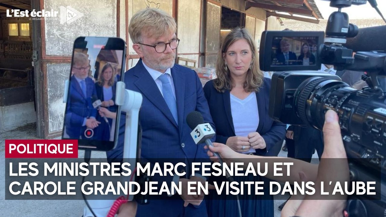 Le ministre de l’Agriculture et la ministre déléguée à l’Enseignement professionnelle étaient à Saint-Pouange et à Sainte-Maure ce jeudi matin pour parler de l’enseignement professionnel
