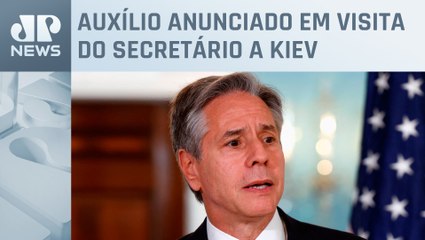 Blinken confirma nova ajuda de mais de US$ 1 bilhão dos EUA à Ucrânia