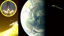 Aditya L1 Lagrange Point Route से Click Earth and Moon Selfie Pictures Viral, ISRO Video..