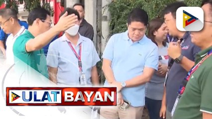 Mga tauhan ng MMDA, nag-inspeksiyon sa mga eskuwelahan sa kahabaan ng Katipunan Ave., QC