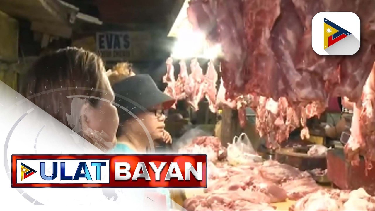 Presyo ng karneng baboy at manok, bumaba