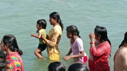 Sankalp k Ganga snan with pallavi