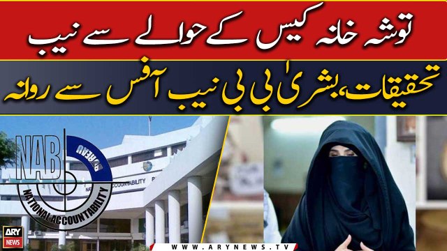 NAB investigation regarding Toshakhana case, Bushra Bibi left from NAB office