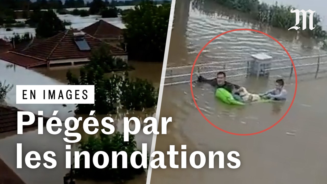 Grèce : des habitants coincés sur le toit de leur maison à cause des inondations