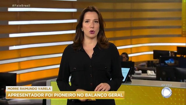 Morre Raimundo Varela, um dos primeiros apresentadores do Balanço Geral