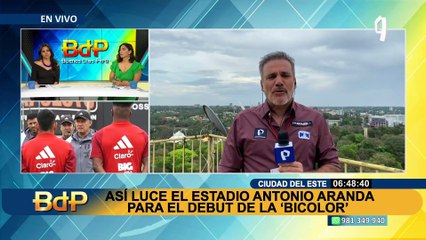 Selección Peruana reconoció el estadio Antonio Aranda previo al debut contra Paraguay