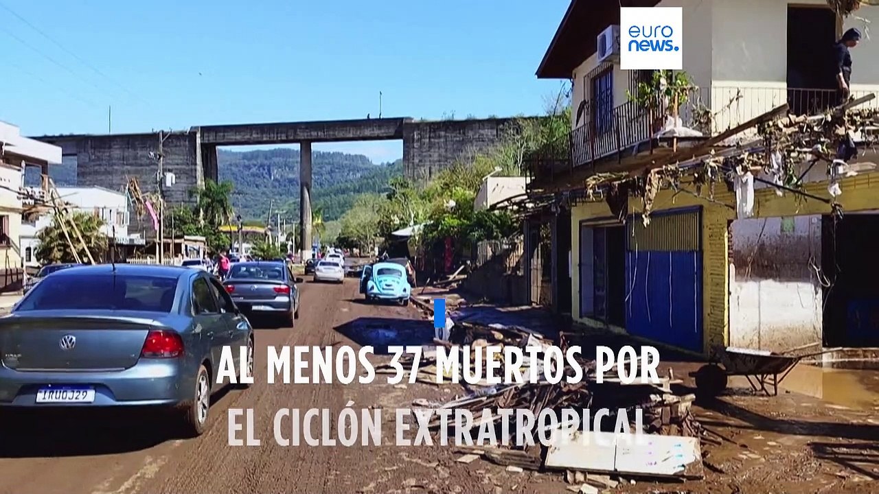 Al menos 37 muertos y miles de evacuados en Brasil por el ciclón extratropical