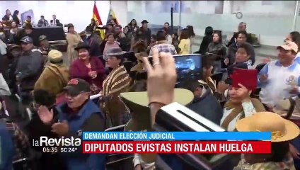 Legisladores del ala evista del MAS mantiene la huelga de hambre
