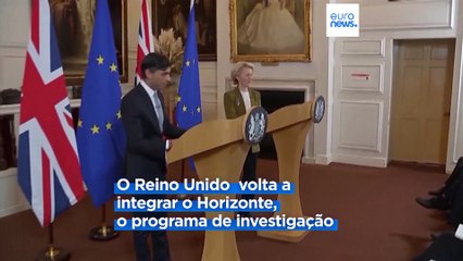 Reino Unido volta a aderir ao programa de investigação Horizonte da UE