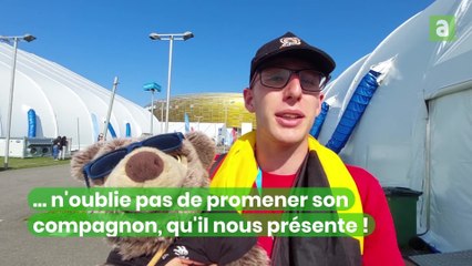EuroSkills :Axel Potiers présente Skillou, la mascotte des Belges !
