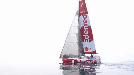 La Solitaire du Figaro Paprec 2023 : JEUDI 07092023 - BASILE BOURGNON  EDENRED