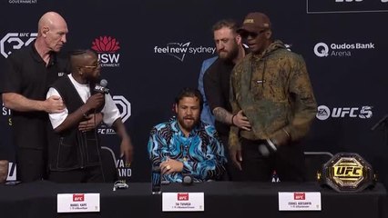 UFC 293 - L'échange très tendu entre Kape et Adesanya en pleine conférence de presse