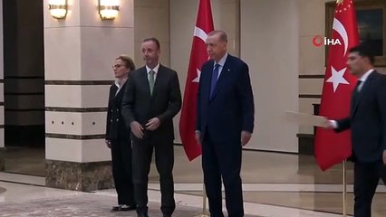 Cumhurbaşkanı Erdoğan, İrlanda Büyükelçisi John Mccullagh'ı kabul etti