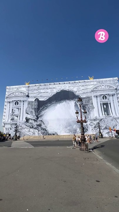 L’Opéra Garnier décoré par JR