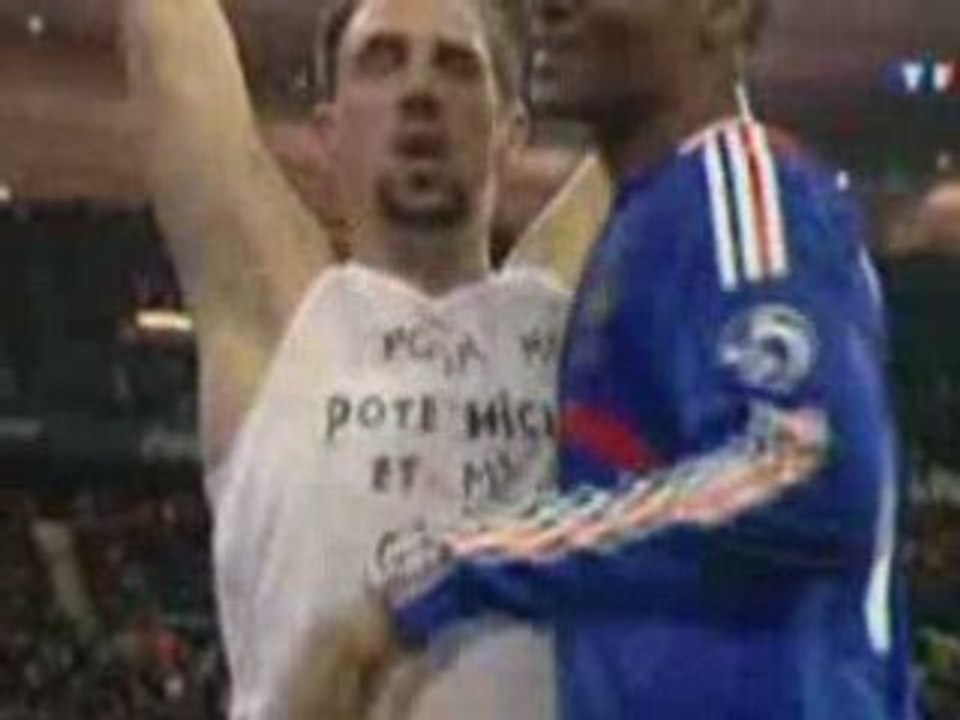 Ribery 32e France:1-0:Angleterre hmg.Gilardi