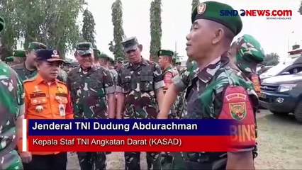 Tinjau Satgas Karhutla, KASAD Temukan Dompet Babinsa hanya Berisi Uang Rp2000