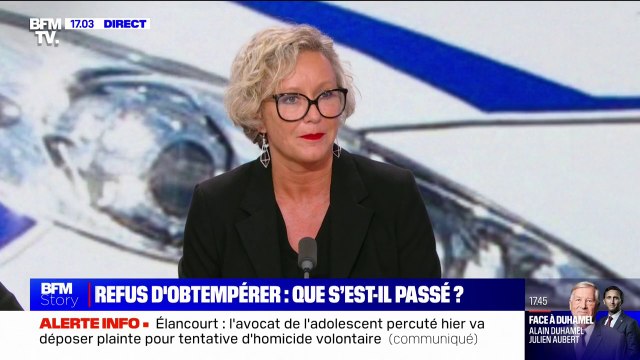 Élancourt: Il faut avoir une vraie réflexion au sujet du refus d'obtempérer (...) les policiers aujourd'hui n'ont pas les moyens véritablement d'interpeller , pour Gaëlle James (Synergie Officiers)