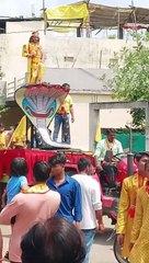 ग्वाल समाज ने कृष्ण जन्माष्टमी पर निकाली झांकी