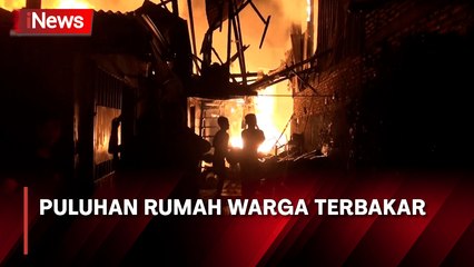 Akibat Korsleting Listrik, Puluhan Rumah Warga di Tambora, Jakarta Barat Ludes Terbakar