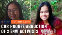 CHR probes abduction of 2 women environmental activists