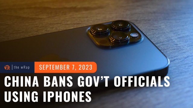 China bans gov't officials from using iPhones, foreign-branded devices for work – WSJ 