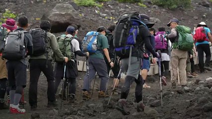 Japan’s world-famous Mount Fuji grapples with crowds