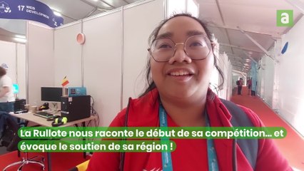 EuroSkills: la Rullote Lua Jacqmin évoque sa compétition
