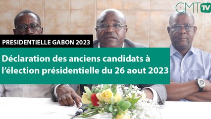 [#Reportage] Déclaration des anciens candidats à l’élection présidentielle du 26 aout 2023