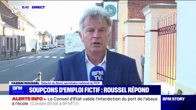 Soupçons d'emploi fictif: Je ne suis pas un justiciable différent des autres. Chaque citoyen doit répondre aux questions que la justice doit lui poser , affirme Fabien Roussel (PCF)