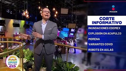 Rescatan a mujer tras quedar atrapada por inmensa inundación