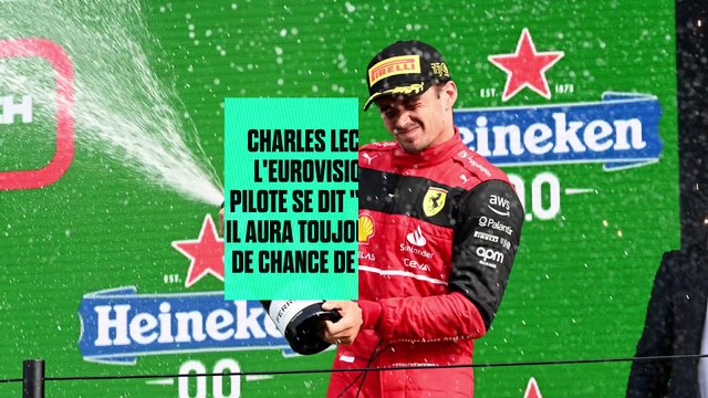 Charles Leclerc à l'Eurovision ? Le pilote se dit prêt et il aura toujours plus de chance de gagner que contre Max Verstappen
