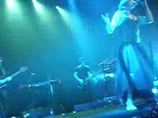 Concert Zazie à la Cigale : le 15/02/2008 : Des Rails