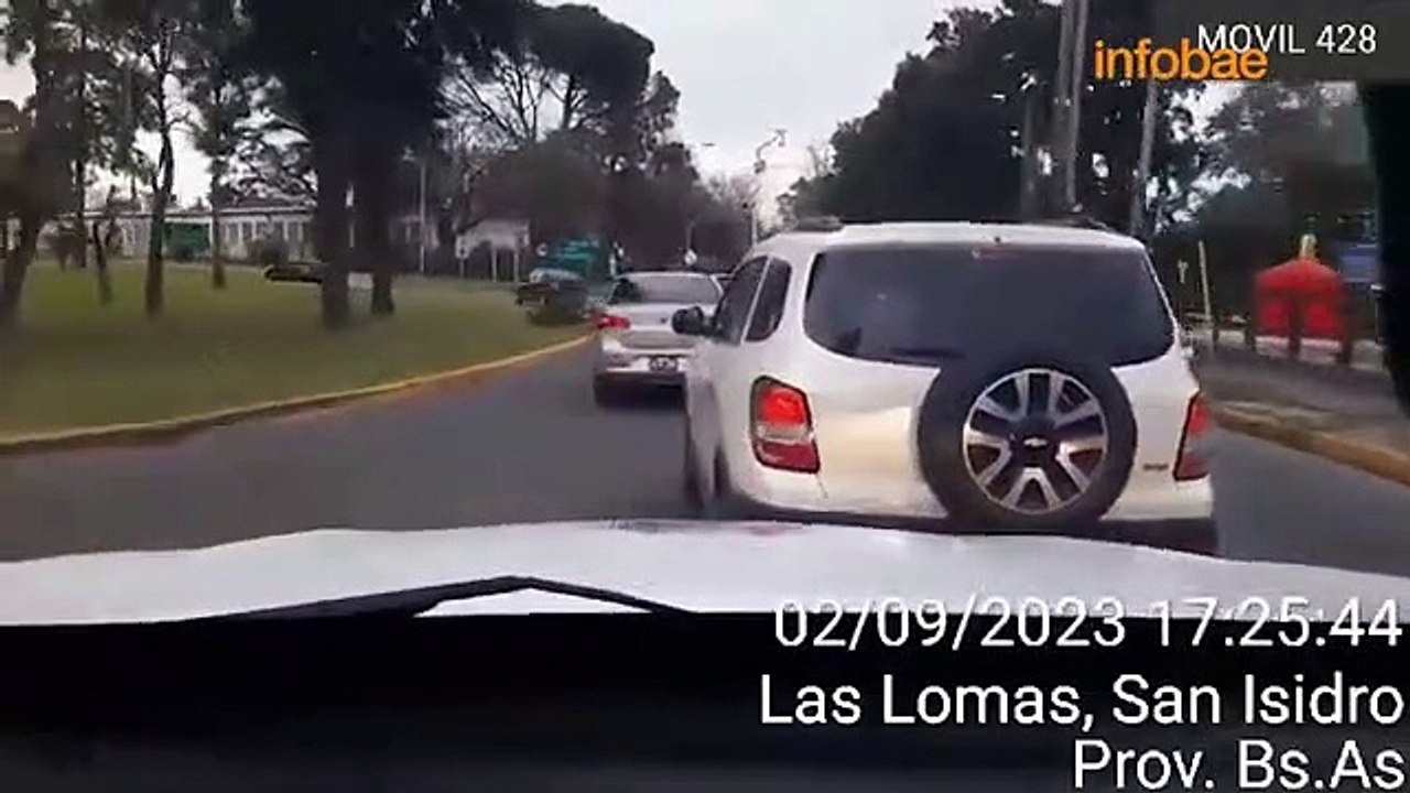 La frenética persecución policial por Panamericana que terminó con un choque y dos detenidos