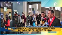 Metro de Lima: realizan megaoperativo en 26 estaciones para detener a mafias de 'tarjeteros'