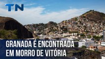 Granada é encontrada em morro de Vitória