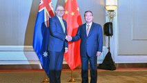 호주·중국 총리 회담...
