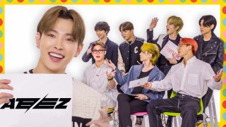 ATEEZ Tests How Well They Know Each Other