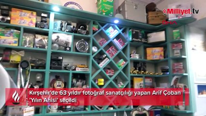 Kırşehir'in 63 yıllık fotoğraf sanatçısı 'Yılın Ahisi' seçildi