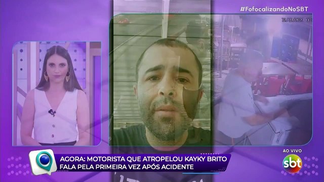 Não consigo dormir , diz motorista que atropelou Kayky Brito e está sem trabalhar