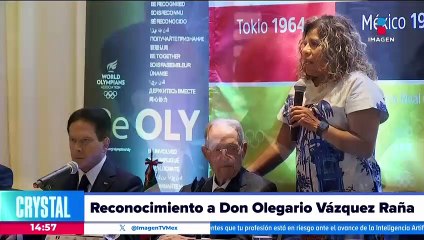 Olegario Vázquez Raña es nombrado presidente honorario de la Asociación de Olímpicos Mexicanos
