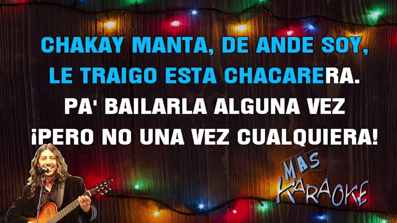 CHACAY MANTA - Facundo Toro (karaoke)