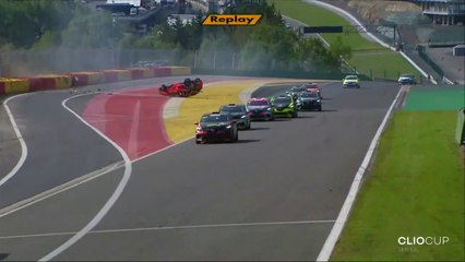 Clio Cup Europe 2023 Spa Race 2 Maio Flip