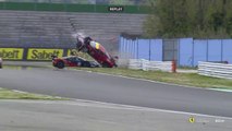 Ferrari Challenge Europe Coppa Shell 2023 Misano Race 2 Scheltema Cheung Huge Crash