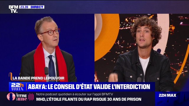 LA BANDE PREND LE POUVOIR - Interdiction de l'abaya: Une victoire politique pour Gabriel Attal et une victoire importante pour la république laïque , estime Christophe Barbier