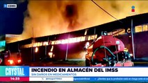 Incendio en almacén de IMSS no dañó los medicamentos: Zoé Robledo
