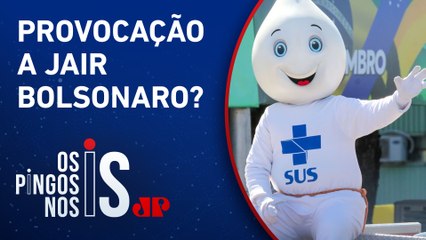 Em comemoração do 07/09 esvaziada, Lula convoca Zé Gotinha para desfile