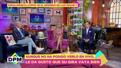 Diego Boneta REACCIONA al regreso de Luis Miguel a los escenarios ¿Irá a su concierto?