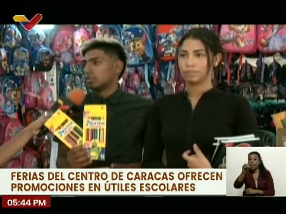 Ferias del Casco Histórico de Caracas ofrecen una variedad de promociones y combos escolares