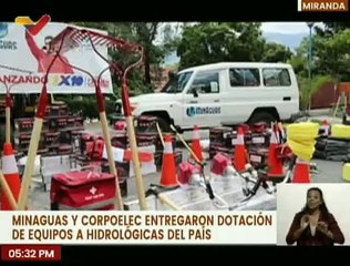 Gobierno Nacional realiza dotación de equipos a hidrológicas del país
